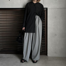 画像をギャラリービューアに読み込む, 【PRE ORDER】PLEATS TACK STRAIGHT PANTS