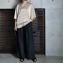 画像をギャラリービューアに読み込む, 【2024SS予約販売商品】ベビーサテンTシャツブラウス