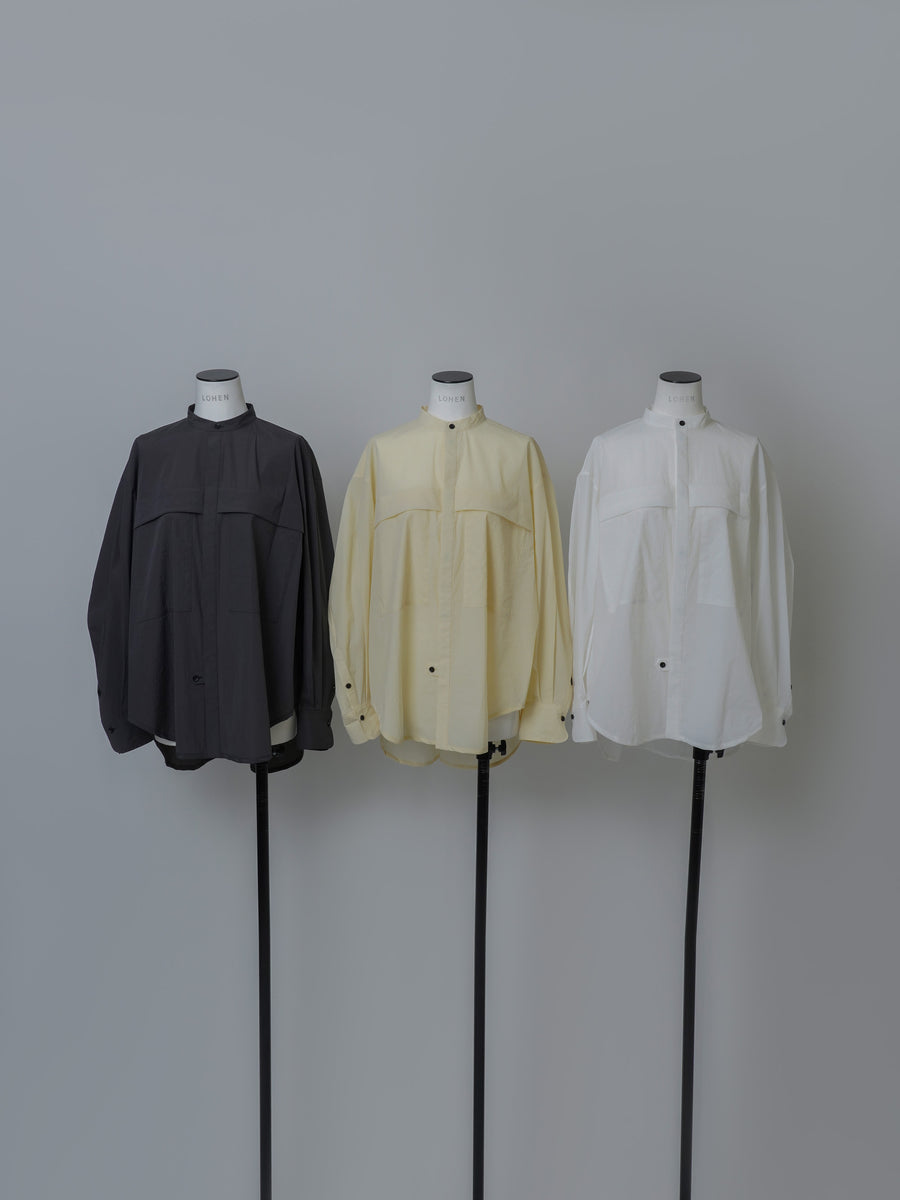 LOHEN BIG PATCH POCKET SHIRT ホワイト　25SS 2025SS PRE ORDER】BIG PATCH POCKET SHIRT – LOHEN