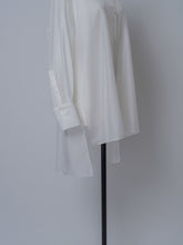 画像をギャラリービューアに読み込む, 【2026 SS PRE ORDER】SHEER BAND COLOR LONG SHIRT