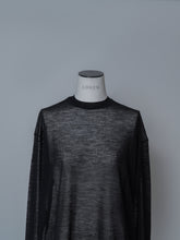 画像をギャラリービューアに読み込む, 【2025AW PRE ORDER】SLASH CUFF SHEER KNIT