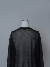 画像をギャラリービューアに読み込む, 【2025AW PRE ORDER】SLASH CUFF SHEER KNIT