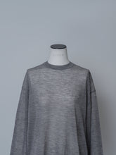 画像をギャラリービューアに読み込む, 【2025AW PRE ORDER】SLASH CUFF SHEER KNIT