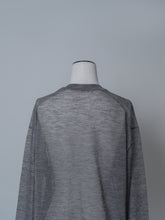 画像をギャラリービューアに読み込む, 【2025AW PRE ORDER】SLASH CUFF SHEER KNIT