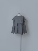 画像をギャラリービューアに読み込む, 【2025AW PRE ORDER】LAYERED SLIT-T-SHIRT