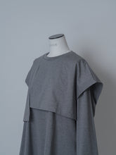 画像をギャラリービューアに読み込む, 【2025AW PRE ORDER】LAYERED SLIT-T-SHIRT