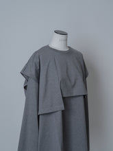 画像をギャラリービューアに読み込む, 【2025AW PRE ORDER】LAYERED SLIT-T-SHIRT