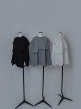 画像をギャラリービューアに読み込む, 【2025AW PRE ORDER】LAYERED SLIT-T-SHIRT