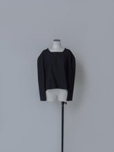 画像をギャラリービューアに読み込む, 【2026SS PRE ORDER】 BACK SLIT COMBI BLOUSE