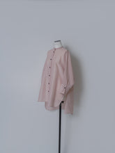画像をギャラリービューアに読み込む, 【2026SS PRE ORDER】BAND COLLAR SHEER SHIRT