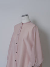画像をギャラリービューアに読み込む, 【2026SS PRE ORDER】BAND COLLAR SHEER SHIRT