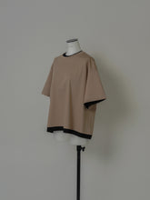 画像をギャラリービューアに読み込む, 【2024SS】バイカラーレイヤードT shirt