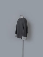 画像をギャラリービューアに読み込む, 【2026AW PRE ORDER】SATIN CUFS BONDING PULLOVER