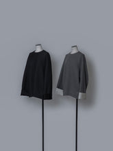 画像をギャラリービューアに読み込む, 【2026AW PRE ORDER】SATIN CUFS BONDING PULLOVER