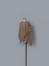 画像をギャラリービューアに読み込む, 【2026AW PRE ORDER】LAYERED CAPE KNIT