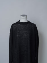 画像をギャラリービューアに読み込む, 【2025AW PRE ORDER】MOHAIR YARN CREW NECK KNIT