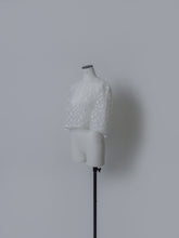 画像をギャラリービューアに読み込む, 【2026SS PRE ORDER】SHEER JACQUARD CROPPED BLOUSE