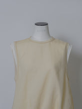 画像をギャラリービューアに読み込む, 【2026SS PRE ORDER】BICOLOR LAYERED BLOUSE