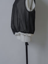 画像をギャラリービューアに読み込む, 【2026SS PRE ORDER】BICOLOR LAYERED BLOUSE