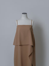 画像をギャラリービューアに読み込む, 【2026SS PRE ORDER】SIDE RUFFLE CAMI DRESS