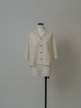 画像をギャラリービューアに読み込む, 【PRE ORDER】OPEN COLLAR CROPPED SHIRT