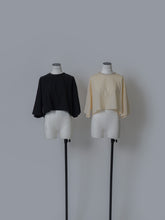 画像をギャラリービューアに読み込む, 【2026SS PRE ORDER】BACK SLIT CROPPED BLOUSE