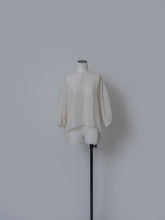 画像をギャラリービューアに読み込む, 【2026SS】SHEER JACQUARD DOLMAN BLOUSE