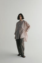 画像をギャラリービューアに読み込む, 【2026SS PRE ORDER】BAND COLLAR SHEER SHIRT