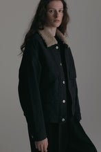 画像をギャラリービューアに読み込む, 【2026AW PRE ORDER】BOA COLLAR DENIM JACKET