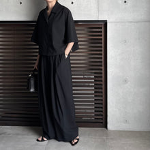 画像をギャラリービューアに読み込む, 【PRE ORDER】OPEN COLLAR CROPPED SHIRT