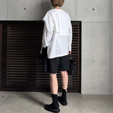 画像をギャラリービューアに読み込む, 【2025AW PRE ORDER】LAYERED SLIT-T-SHIRT
