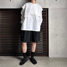 画像をギャラリービューアに読み込む, 【2025AW PRE ORDER】LAYERED SLIT-T-SHIRT
