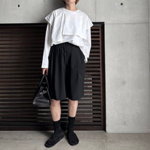 画像をギャラリービューアに読み込む, 【2025AW PRE ORDER】LAYERED SLIT-T-SHIRT