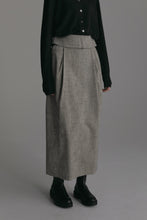 画像をギャラリービューアに読み込む, 【2026AW PRE ORDER】NEP TWEED COCOON SKIRT