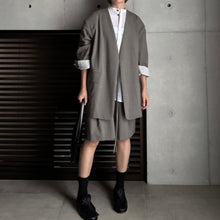画像をギャラリービューアに読み込む, 【2025SS PRE ORDER】V COLLAR LIGHT JACKET