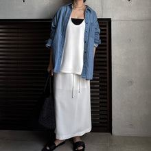 画像をギャラリービューアに読み込む, 【2026SS PRE ORDER】STRING STRAIGHT SKIRT