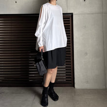 画像をギャラリービューアに読み込む, 【2025SS PRE ORDER】SHOULDER SLIT CUTSEW