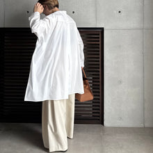 画像をギャラリービューアに読み込む, 【2025AW PRE ORDER】BACK SLIT OVERSIZE SHIRT