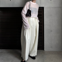 画像をギャラリービューアに読み込む, 【2025AW PRE ORDER】MOHAIR YARN CREW NECK KNIT