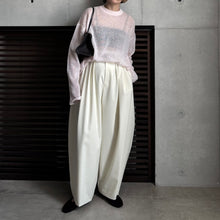 画像をギャラリービューアに読み込む, 【2025AW PRE ORDER】MOHAIR YARN CREW NECK KNIT
