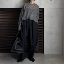画像をギャラリービューアに読み込む, 【2025AW PRE ORDER】MOHAIR YARN CREW NECK KNIT