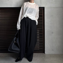 画像をギャラリービューアに読み込む, 【2025AW PRE ORDER】MOHAIR YARN CREW NECK KNIT