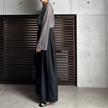 画像をギャラリービューアに読み込む, 【2025AW PRE ORDER】SLASH CUFF SHEER KNIT