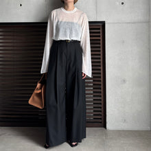 画像をギャラリービューアに読み込む, 【2025AW PRE ORDER】SLASH CUFF SHEER KNIT