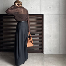 画像をギャラリービューアに読み込む, 【2025AW PRE ORDER】SLASH CUFF SHEER KNIT