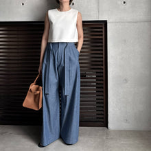 画像をギャラリービューアに読み込む, 【2026SS PRE ORDER】DROP BELT 2TACK DENIM PANTS