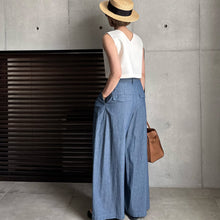 画像をギャラリービューアに読み込む, 【2026SS PRE ORDER】DROP BELT 2TACK DENIM PANTS