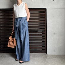 画像をギャラリービューアに読み込む, 【2026SS PRE ORDER】DROP BELT 2TACK DENIM PANTS