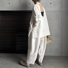 画像をギャラリービューアに読み込む, 【2025AW PRE ORDER】BACK OPEN BLOUSE