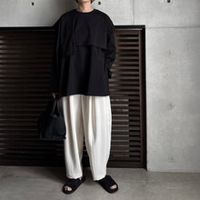 画像をギャラリービューアに読み込む, 【2025AW PRE ORDER】LAYERED SLIT-T-SHIRT